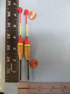 2 Galleggianti Bobber Slip Legno Nuovi B11 - Foto 1 di 3