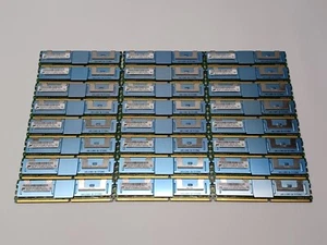 Lot of 24 | Micron 4GB PC2-5300F-555-12-E0 DIMM Server RAM - Picture 1 of 3