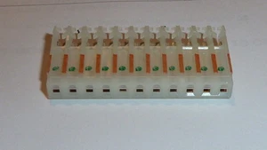 50 PIEZAS CONECTOR PASANTE PANDUIT CT156F18-11-L 3,96 MM 300 V AC/DC 18 AWG 11 CONTACTOS - Imagen 1 de 7