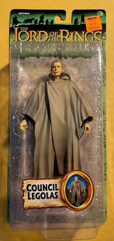 The Lord of the Rings Fellowship Super Council Legolas Figure Toy Biz 2005 New Cover