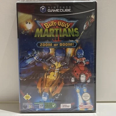 Butt-Ugly Martians Zoom or Doom! PAL Nintendo GameCube Brand New Factory Sealed - Image 1 of 4