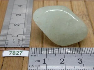 Grosse AIGUE MARINE XL du Brésil pierre roulée naturelle belle qualité - reiki - Picture 1 of 3