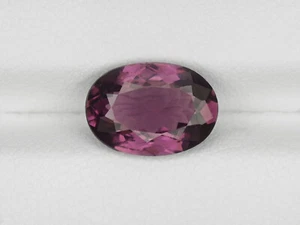 IGI Certified SRI LANKA Spinel 2.93 Cts Natural Untreated Deep Pinkish Purple - Picture 1 of 9