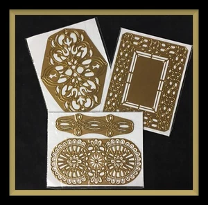 Anna Griffin FRETWORK "ONE" DIES COMPLETE SET of 4 Pieces. ***NEW*** - Picture 1 of 6