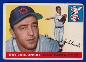 RAY JABLONSKI reds 1955 TOPPS #56 GOOD/VERY GOOD - Picture 1 of 2