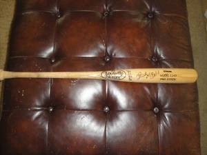 Game used  MILB Cracked Bat Louisville Slugger HOT ROD McCALL SIGNED Indians - Picture 1 of 5