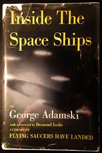 Inside the Space Ships - George Adamski Abelard-Schumam 1955 HC DJ, 1st Edition - Picture 1 of 10