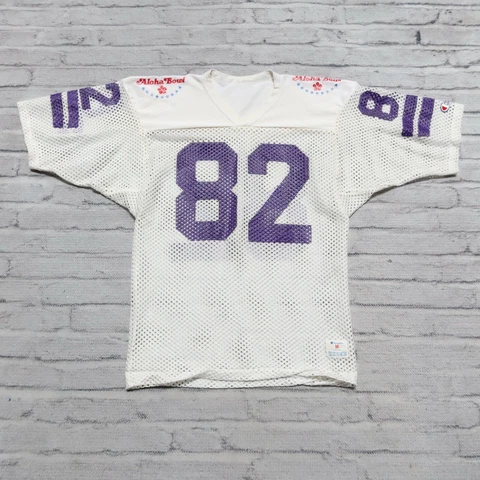 Vintage 1982 Washington Huskies Aloha Bowl Football Jersey Used Game Worn Cover