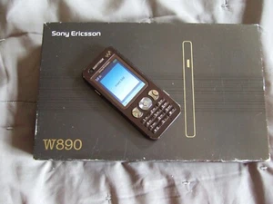 Boxed - Complete Set - Sony Ericsson W890i Mocha Brown O2 high-end mobile phone - Picture 1 of 24