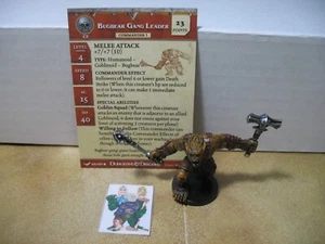 =Dungeons and Dragons D&D Líder de pandilla Bugbear INHALLOWED 48/60 con tarjeta= - Imagen 1 de 1