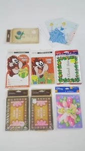 Lot of 59 Vintage Cards w/Envelopes Birthday Invitations Disney Taz Tinker bell - Picture 1 of 2