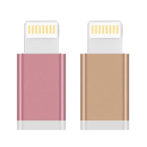 2 x Micro USB to 8Pin Data Cable Adapter android to iPhone Converter For iPhone - Picture 1 of 1