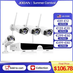 3MP 5MP WiFi CCTV System 10CH NVR Security Camera System Two Way Audio Wireless - Picture 1 of 27