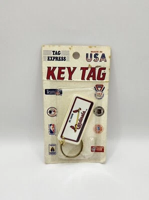 Vintage St. Louis Cardinals Keychain MLB Baseball NOS - Image 1 of 4