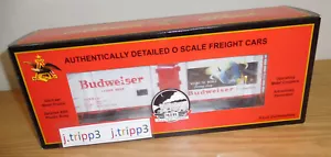 MTH PREMIER 20-94216 BUDWEISER BEER 40' STEEL SIDED REEFER CAR TRAIN O SCALE - Picture 1 of 3