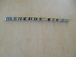 1940 MERCURY HOOD SIDE SCRIPT "MERCURY EIGHT" 3 STUDS 09A-16606 - Picture 1 of 5