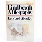 Lindbergh A Biografia Leonarda Mosleya Twarda okładka Książka z kurtką przeciwpyłową Dobra 