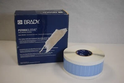 Brady PS-250-2-WT PermaSleeve Wire Marking Sleeves B-342 32603 White 2500 Roll - Image 1 of 4