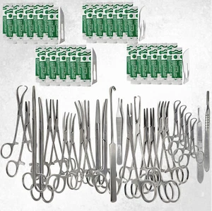 Kit de esterilización canina veterinaria 86 piezas para perros quirúrgicos acero inoxidable grado premium - Imagen 1 de 3