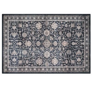 Bibb Home Washable Flannel Printed Area Rug with Latex Back - Picture 1 of 40