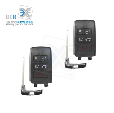 2Remote Key Fob fit KOBJTF10A 315MHZ Chip HITAG Jaguar 2014-2017 F-Type/ 2016 XE - Imagem 1 de 3