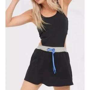 Vestido mameluco recortado acanalado Offline By Aerie azul para mujer M - Imagen 1 de 15