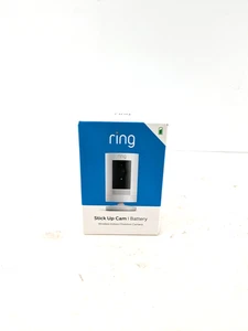 Ring - Stick Up Indoor/Outdoor Wire Free 1080p Security Camera - White - Picture 1 of 6
