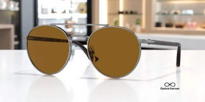 PERSOL PO1011S 513 33 青铜色棕色 54 毫米男女通用太阳镜 — 第 1/2 张图片