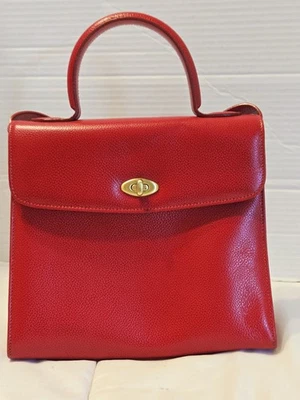 Vintage Coach Madison Biltmore 4417 Bordeaux Red Hand Bag Crossbody - Image 1 of 4