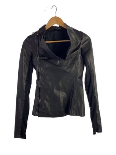 Rick Owens Giacca di pelle Blouson 34 Pelle BLK