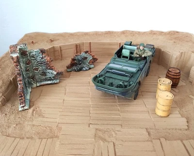 Ford GPA + accessoires Unimax militaire 1/32 idem Forces of valor - Photo 1/4