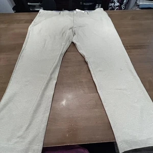 Tommy Bahama Pants Mens 50x30 Tan Flat Front Stretch Comfort Lightweight *MARK* - Picture 1 of 12