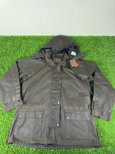 NUEVO CON ETIQUETAS Chaqueta The Original Outback Oilskin Duster Brush Ranger Talla Grande - Imagen 1 de 14