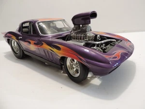 HOT WHEELS PRO STREET CORVETTE 1/18 SCALE DIE CAST MODEL USED W/O BOX - Picture 1 of 6