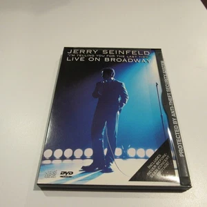 Jerry Seinfeld I'm Telling You For The Last Time Live On Broadway DVD - Picture 1 of 2