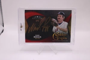 Wade Boggs 2024 Topps Five Star Golden Graphs Auto 1/1 Red Sox - Picture 1 of 2