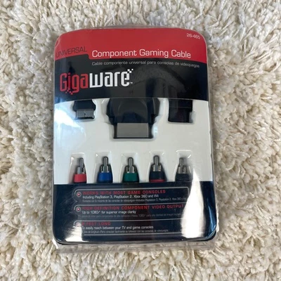Gigaware Universal Component Gaming Cable 26-1435 Xbox 360 / Wii / PS2 /PS3  - Image 1 of 3