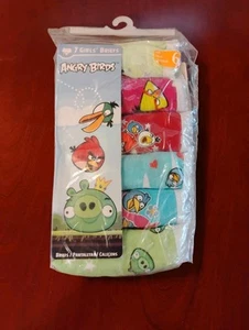Angry Birds Girls Briefs Underwear 6 Pack of 6 New Please Read - Picture 1 of 4