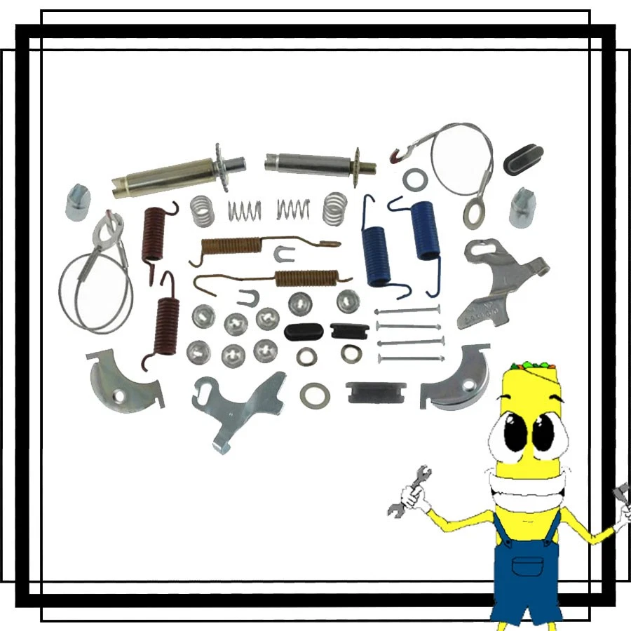 Kit completo de herrajes de tambor de freno delantero para camioneta Ford F-100 1964-1967 TODOS Foto 1 de 1