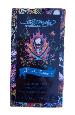 Ed Hardy By Christian Audigier Hearts & Daggers Men Spray 50ml Sealed NewGenuine - image 1 of 4