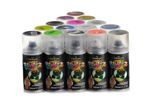 (4 63 EUR/100 ml) Absima 3500033 Spray PAINTZ METALLIC SILBER 150ml