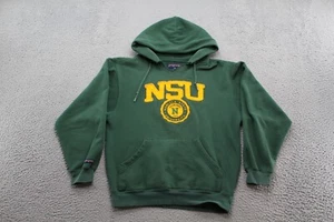 Vintage Y2K Norfolk State University NSU Green Hoodie Sweatshirt Size S Read - Picture 1 of 10