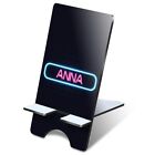 MDF Mobile Phone Stand - Neon Sign Design Anna Name #352736