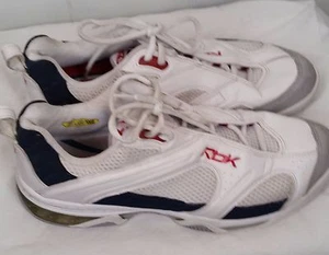 Reebok weiß blau rot Premier Tennisschuhe DMX Shear Turnschuhe Herren Größe 11,5 - Bild 1 von 4