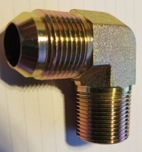 7200-08-06, Metric, Hydraulic, Fitting, MJ - MBSPT 90 - Picture 1 of 2
