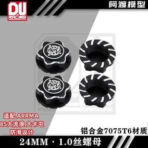 Tappo ruota filettato alluminio 7075 24mm 1.0 per ricambi ARRMA1/5 KRATON OUTCAST 8S - Foto 1 di 1