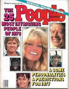 PEOPLE MAGAZINE FARRAH FAWECETT ANDREW WYETH CARL SAGAN RON KOVIC DECEMBER 1977 - Picture 1 of 2