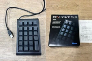 Topre Realforce 23UB USB Ziffernblock Schwarz Tenkeyless WC01B0 Gebraucht Japan - Bild 1 von 3