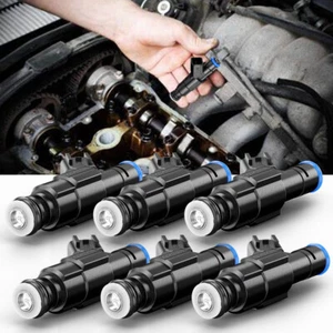 RL669938AB Upgrade Fuel Injectors Set (6) FOR 1999-2004 Jeep Wrangler 4.0L I6 - Picture 1 of 10