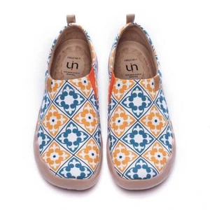 Women Size 5-10.5 UIN Slip On Shoes Canvas Comfortable Loafers "Art Steps" - Picture 1 of 14